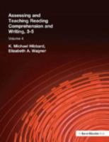 Assessing & Teaching Reading Comprehension & Writing 3-5 1930556594 Book Cover