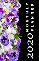 2020 Monthly Planner: Pretty Pansy Garden - Small Pocket Calendar 5.06 x 7.81 1655143727 Book Cover