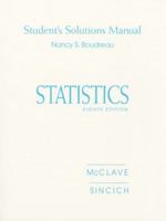 Statistics: Student's Solutions Manual 0536944253 Book Cover