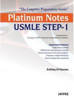 Platinum Notes USMLE Step-1: The Complete Preparatory Guide 9350903415 Book Cover