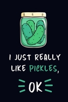 I Just Really Like Pickles, OK.: Lined Journal / Notebook, Pickle Lovers Gift: 100 Pages, 6x9, Soft Cover, Matte Finish B084DQ5L1B Book Cover