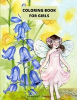 Coloring Book For Girls: Amazing Coloring & Activity Book for Girls with Flowers |Flowers Coloring Pages for Teens & Girls Age 4-8, 8-12 |50 Unique Designs & Easy Flower Patterns B08QWBY1R9 Book Cover