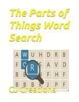 The Parts of Things Word Search 1072743515 Book Cover