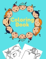 coloring book: high-quality black&white Alphabet coloring book for kids. Toddler ABC coloring book 1659608759 Book Cover