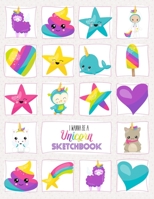 Sketchbook | I Wanna Be A Unicorn: Doodling book, sketching and drawing pad notebook for artistic kids (boys and girls) 1679776797 Book Cover