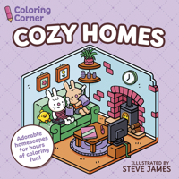 Coloring Corner: Cozy Homes: Adorable Homescapes for Hours of Coloring Fun 1398865230 Book Cover