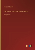 The Roman Index of Forbidden Books: in large print 3368377027 Book Cover