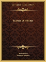 Examen of Witches 116260526X Book Cover