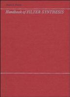 Handbook of Filter Synthesis 0471986801 Book Cover