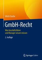 Gmbh-Recht: Was Gesch�ftsf�hrer Und Manager Wissen M�ssen 3658224177 Book Cover