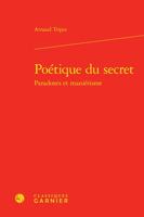 Poetique Du Secret Paradoxes Et Manierisme 2812452110 Book Cover