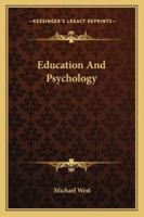Education and Psychology 1019206519 Book Cover