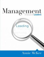 Management New Mymanagementlab With Pearson Etext Access Card: A Focus on Leaders (MyManagementLab (access codes)) 0132128659 Book Cover