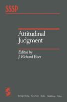 Attitudinal Judgment 146138253X Book Cover