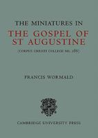 The Miniatures in the Gospels of St Augustine 0521141532 Book Cover