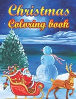 Christmas Coloring Book: a beautiful colouring book with Christmas designs on a black background, for gloriously vivid colours (Merry Christmas (Christmas designs on a black background) 1689569107 Book Cover