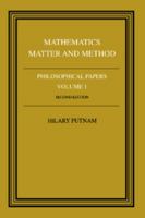 Mathematics, Matter and Method 0521206650 Book Cover