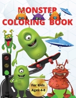 Monster Color Book For Kids 4-8: A Story About Colorful Emotions of little monsters 1802117016 Book Cover