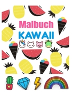 Kawaii Malbuch: Mehr als 50 süße und lustige Kawaii Doodle B08MSFDNCB Book Cover