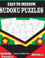 Easy To Medium Sudoku Puzzles Book-2: 200 Sudoku Puzzles with Solution - Challenge for Your Brain with sudoku activity book for adults B0915GWXFD Book Cover