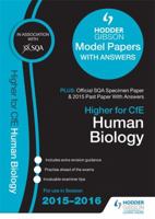 Higher Human Biology 2015/16 SQA Specimen, Past and Hodder Gibson Model Papers 1471860698 Book Cover