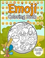 Emoji Coloring Book: For Kid 4-10 Emoji Coloring and Activity Book Party Favors Contact Word Search Spot The Different and Mazes Big Book For Kids 1673388043 Book Cover
