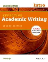 Effective Academic Writing, Intro: Developing Ideas 0194323455 Book Cover