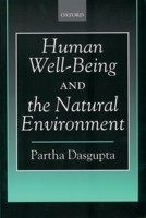 Human Well-Being and the Natural Environment 0199267197 Book Cover