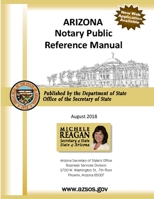 Arizona Notary Public Reference Manual 0359571859 Book Cover