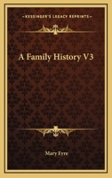 A Family History V3 1432669672 Book Cover