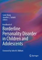 Handbook of Borderline Personality Disorder in Children and Adolescents 1493934880 Book Cover