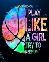 Just A Girl Who Loves Basketball: Basketball Journals For Girls - A Super Cute basketball notebook journal or dairy basketball lovers gift for girls basketball lovers Lined Notebook Journal (8x 10) 1651148058 Book Cover