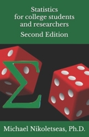 Statistics for College Students and Researchers: Second Edition B08RQZJ5GG Book Cover