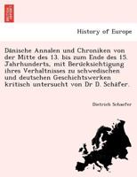 Danische Annalen Und Chroniken 374342343X Book Cover