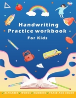 Handwriting Practice workbook B09RFL8DWB Book Cover
