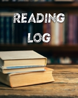 Reading Log: Reading Journal, Reading Organizer Journal Notebook. 100 Record Reviews Quotes, Favorites, Notes, Loans & More. Gifts for Book Lovers. Top 100 Books List (Vintage Book Background) 1695332393 Book Cover