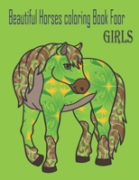 beautiful horses coloring book foor girls: B08GVCMVTL Book Cover