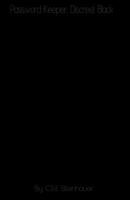 Password Keeper: Discreet Black 1088795765 Book Cover