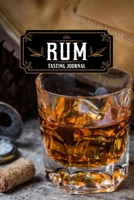 Rum Alcohol Distillery Tasting Sampling Costing Journal Notebook Diary Log Book - Ice in Glass: Spirits Liquor Bartender Mixology Lover Connoisseur ... 6” x 9” Inch for Review Tracking and Testing 1653763752 Book Cover