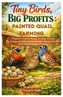 Tiny Birds, Big Profits: Painted Quail Farming: A Beginner’s Guide to Raising, Breeding, Housing, feeding, and Selling Painted Quail for Aviaries, Pets, and Profitable Backyard Farming B0GSK96MZH Book Cover