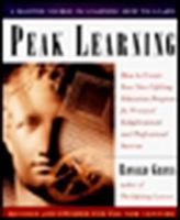 Peak Learning 087477957X Book Cover