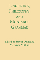 Linguistics, Philosophy, and Montague Grammar 0292740727 Book Cover