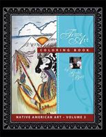 Native American Volume 3: Fine Art Coloring Book 1543471048 Book Cover