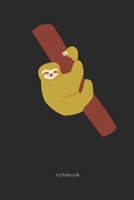 Notebook: Great for Back to School or as a Stocking Stuffer & More! Featuring: Sloth 1673808271 Book Cover