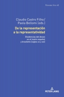 De la representación a la representatividad: Disidencias del deseo en el teatro español y brasileño [siglos XX y XXI] (Romania Viva) 3631893264 Book Cover