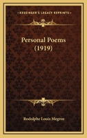 Personal Poems 0548604053 Book Cover