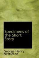 Specimens of the Short Story (Short Story Index Reprint Series) 0469102519 Book Cover
