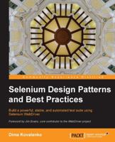 Selenium Design Patterns and Best Practices 1783982705 Book Cover