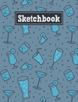 Sketchbook: 8.5 x 11 Notebook for Creative Drawing and Sketching Activities with Party Drinks Themed Cover Design 1709855835 Book Cover