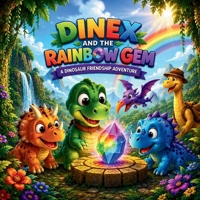 Dinex and the Rainbow Gem A Dinosaur Friendship Adventure: "A Dinosaur Friendship Adventure" 1997878100 Book Cover